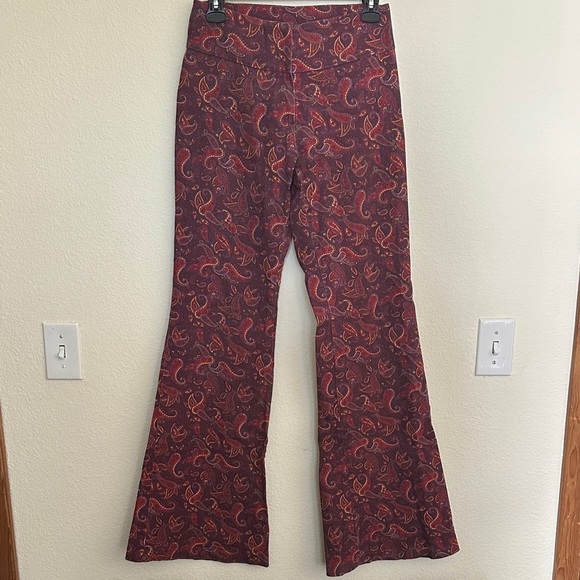 Vintage Pants - Vintage Bootcut Paisley Print Jeans